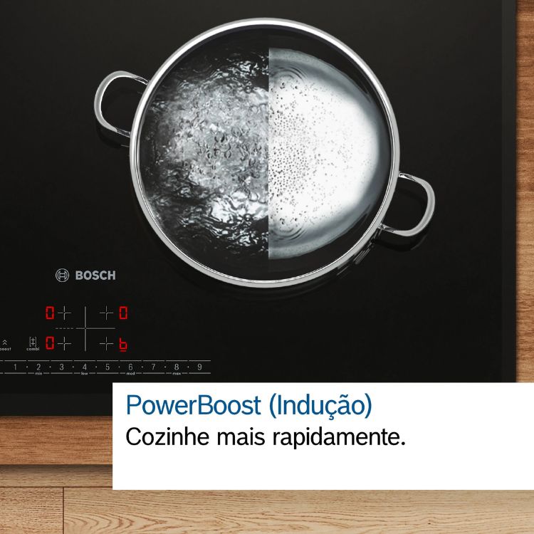 Placa de Indução Bosch Serie 6 PVS731HC1E 6900W 4 Zonas 70cm