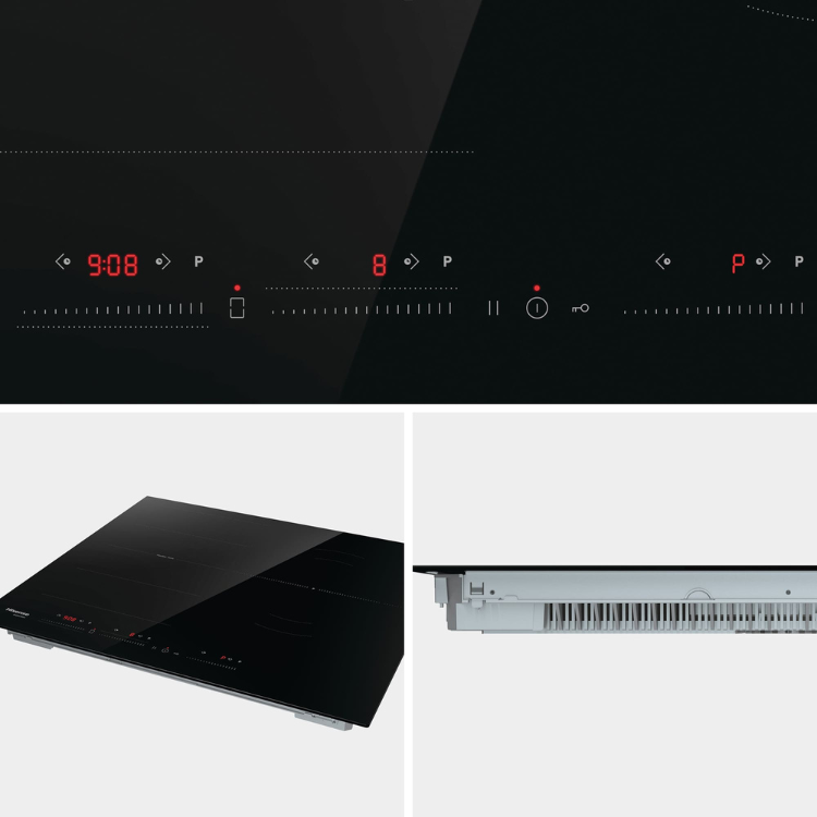 Placa de Indução Hisense HI6352BSCE 7400W 4 Zonas 60cm