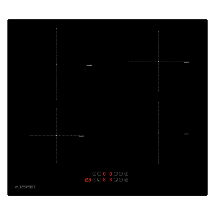 Placa de Indução Jocel JP4EI009333 7200W 4 Zonas 60cm