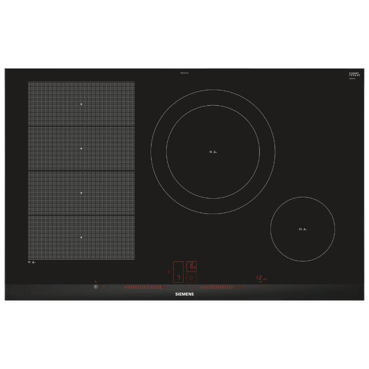 Placa de Indução Siemens EX875LEC1E 7400W 4 Zonas 80cm
