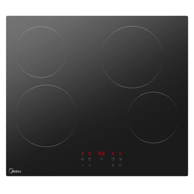 Placa Vitrocerâmica Midea MC-6F6004R242 6000W 4 Zonas 60cm