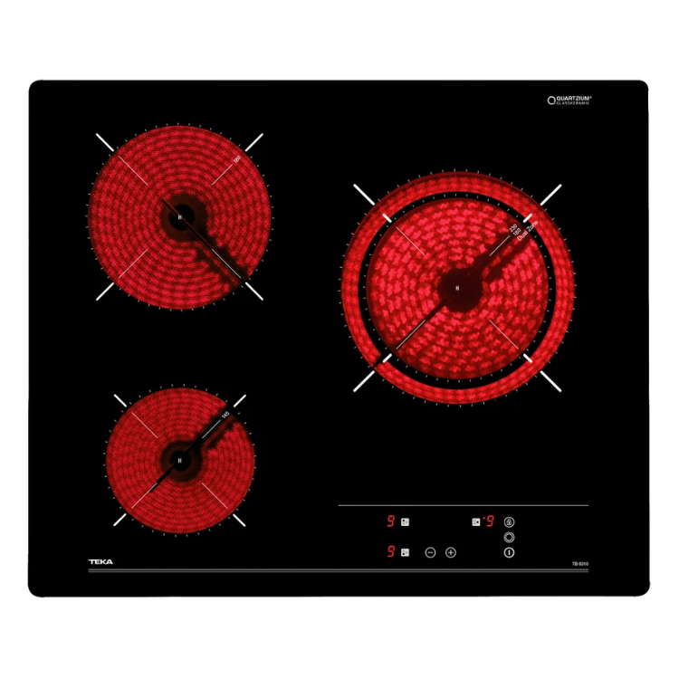 Placa Vitrocerâmica Teka TB6310 5100W 3 Zonas 60cm