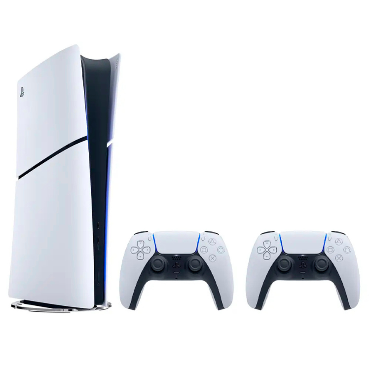 Sony PlayStation 5 Slim Digital Edition 825GB SSD Konsole + Extra DualSense Gamepad