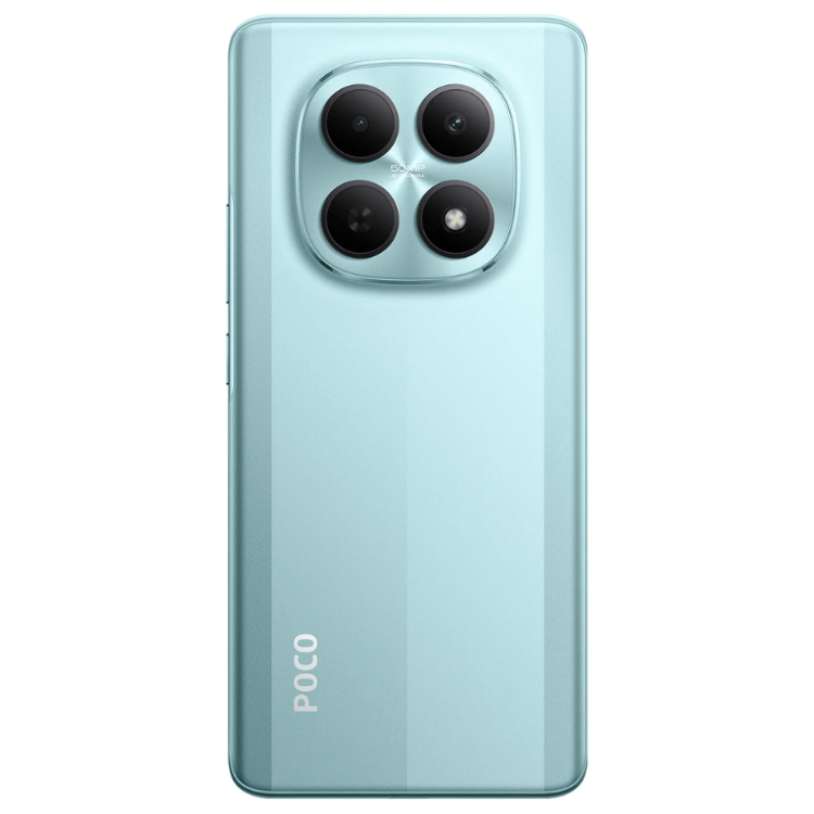 Smartphone POCO M8 5G, verde, 8GB/512GB, câmara quádrupla.
