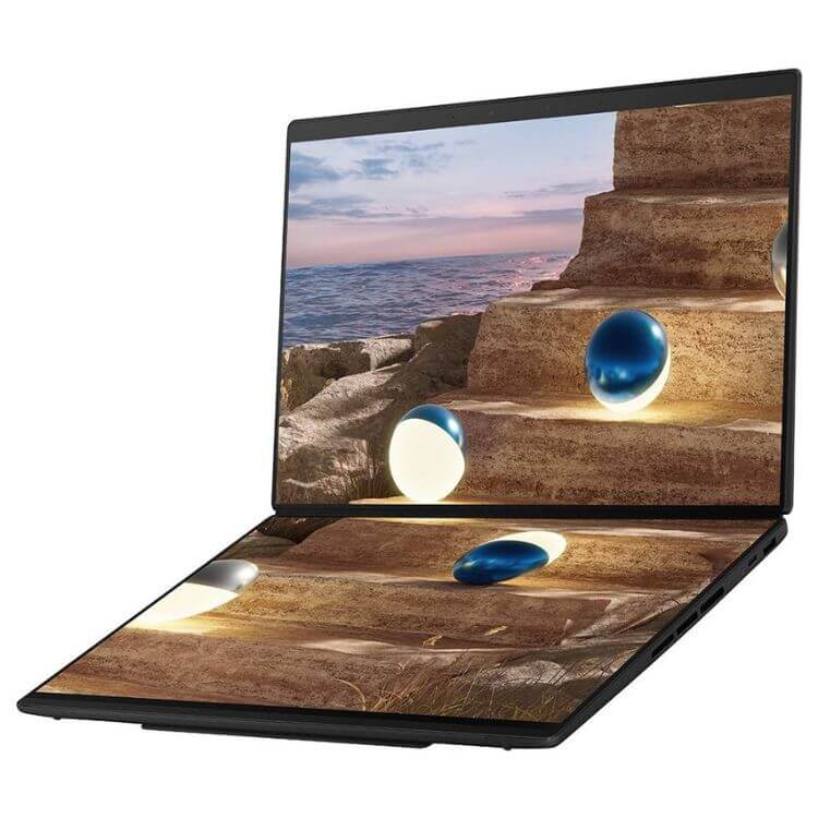 Portátil ASUS Zenbook Duo UX8407AA 14" Ultra 9-386H 32GB/1TB Windows 11 Pro Cinzento - Oferta Sleeve + Caneta Stylus
