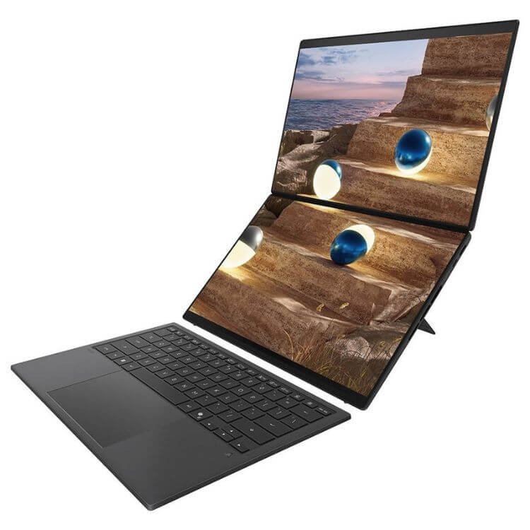 Portátil ASUS Zenbook Duo UX8407AA 14" Ultra 9-386H 32GB/1TB Windows 11 Pro Cinzento - Oferta Sleeve + Caneta Stylus