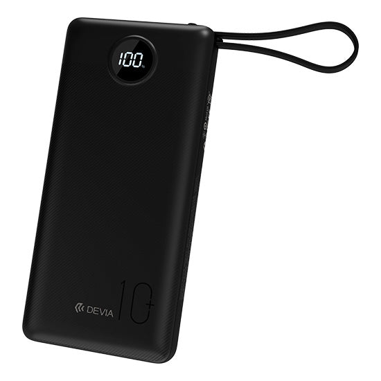 PowerBank Devia Extreme Speed 22.5W 4 Cabos 10000mAh Preto