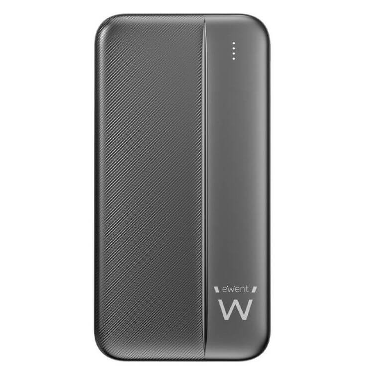 Powerbank Ewent EW1161 10000mAh 22.5W USB-C/USB-A/Micro USB Preto