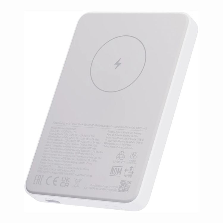 Powerbank Xiaomi Magnetic 5000mAh c/ MagSafe