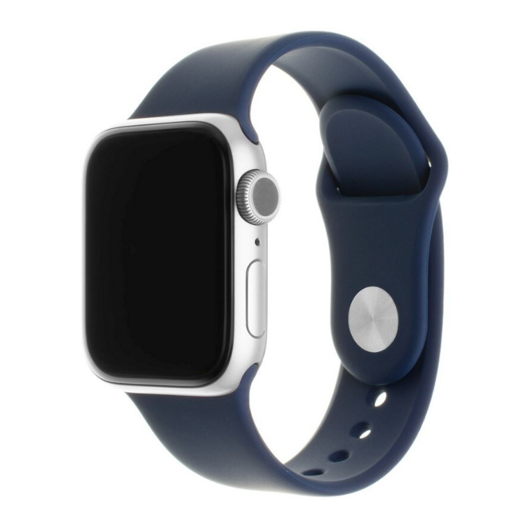 Pulseira Silicone Apple Watch 42/44/45/49mm Azul