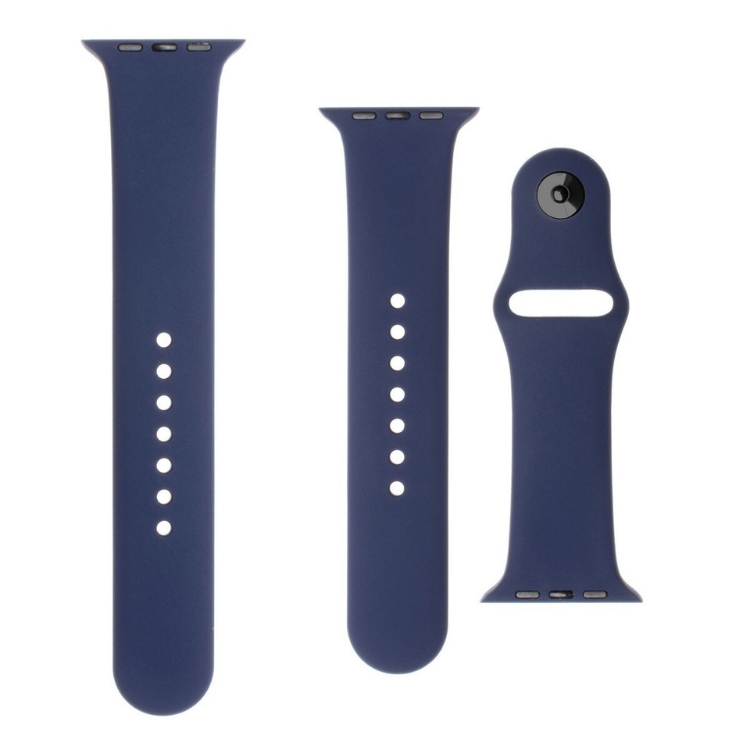 Pulseira Silicone Apple Watch 42/44/45/49mm Azul