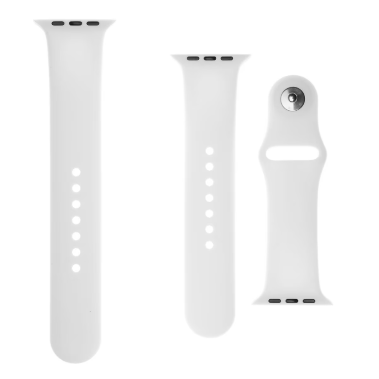 Pulseira Silicone Apple Watch 38/40/41mm Branco