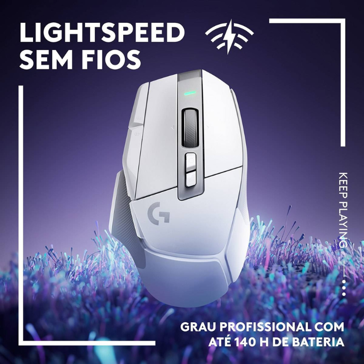Rato Óptico Logitech G502 X Lightspeed Wireless 25600DPI Gaming Branco