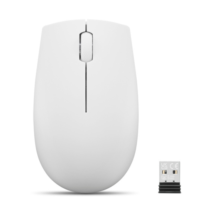 Rato Lenovo 300 Compact Wireless Branco