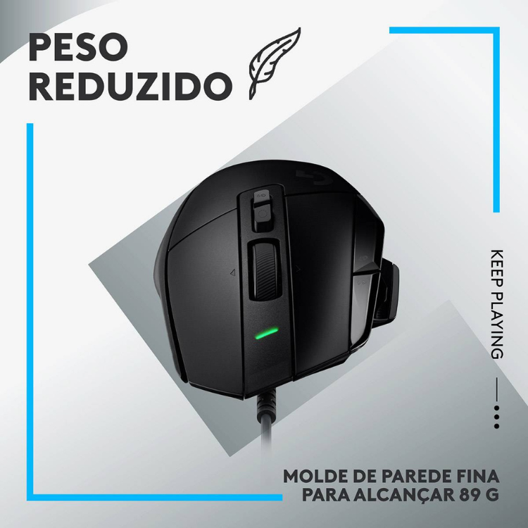 Rato Óptico Logitech G502 X Hero Gaming Preto