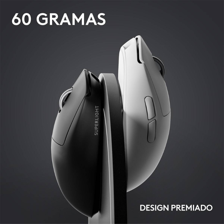 Rato Óptico Logitech G Pro X Superlight 2 Wireless 44000DPI Branco