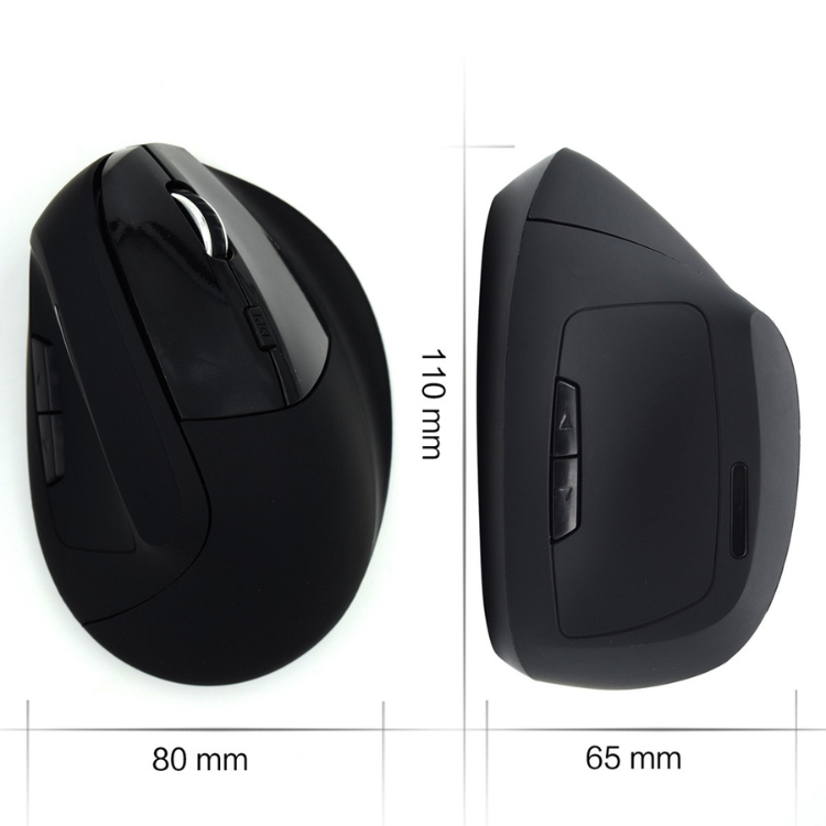 Rato Óptico Ergonómico Ewent EW3158 Wireless Preto