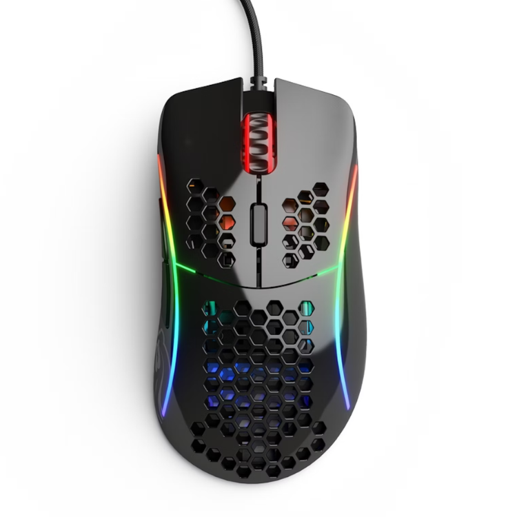 Rato Óptico Glorious PC Gaming Race Model D 12000DPI Preto