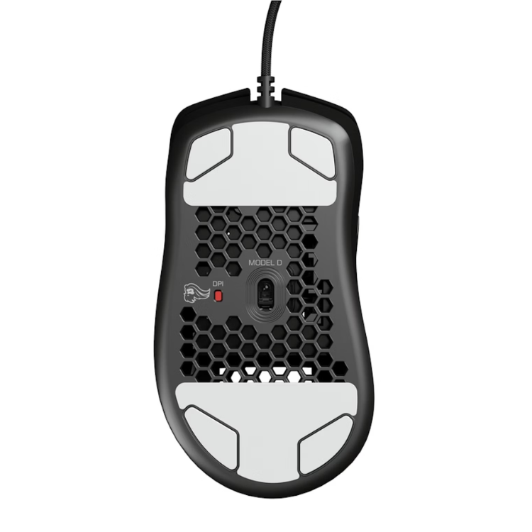 Rato Óptico Glorious PC Gaming Race Model D 12000DPI Preto
