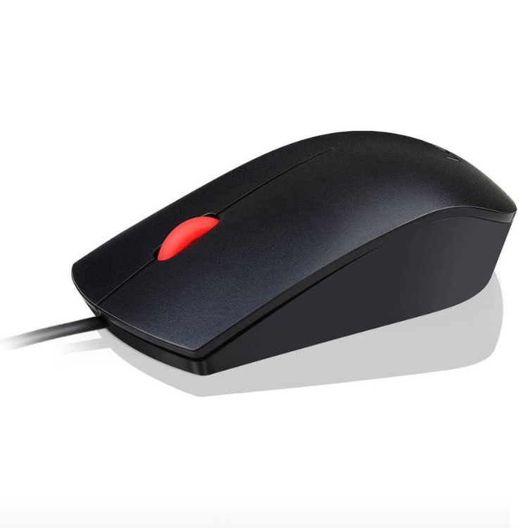 Rato Óptico Lenovo 300 Wired USB Preto