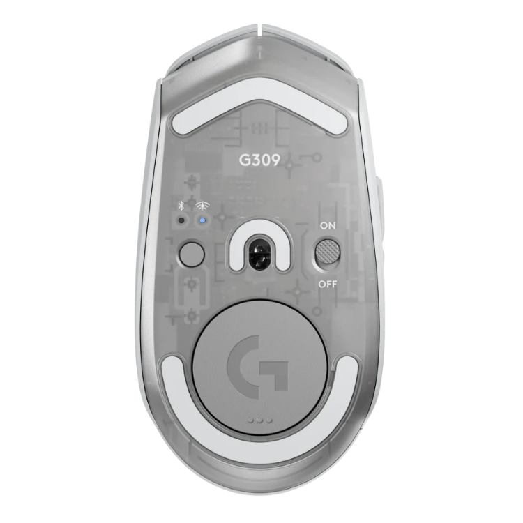 Logitech G309 Lightspeed Kabellose Optische Bluetooth Maus, Weiß