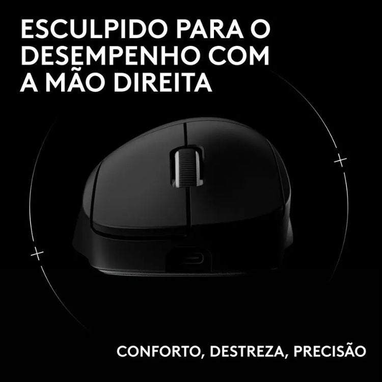 Rato Óptico Logitech Pro X Superlight 2 Dex Wireless 44000DPI Preto