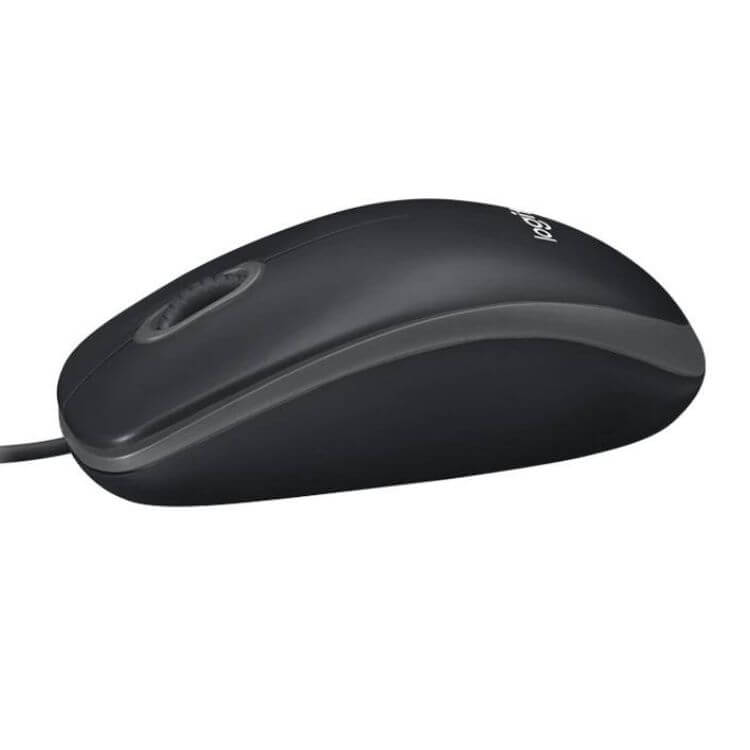 Rato Óptico Logitech B100 USB Wired Ambidestro Preto