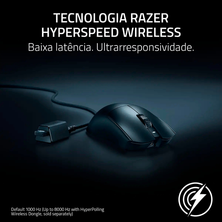 Rato Óptico Razer Viper V3 Pro SE Wireless 35000DPI Preto