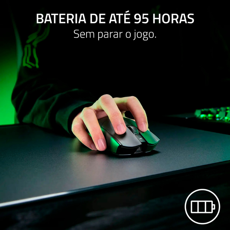Rato Óptico Razer Viper V3 Pro SE Wireless 35000DPI Preto