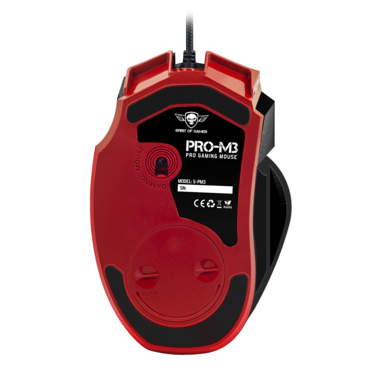 Rato Spirit Of Gamer Pro-M3 RGB 7200DPI + Tapete