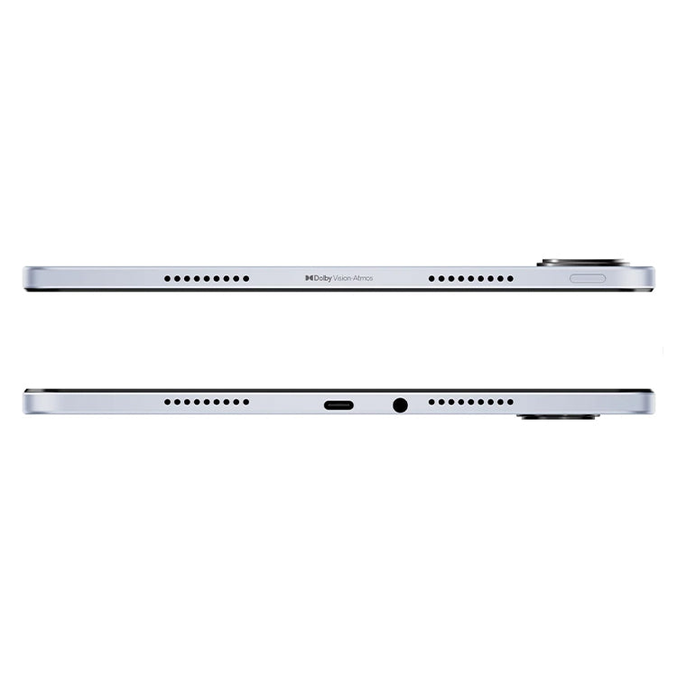 Tablet Xiaomi Redmi Pad Pro 12.1 azul, vista lateral superior e inferior.