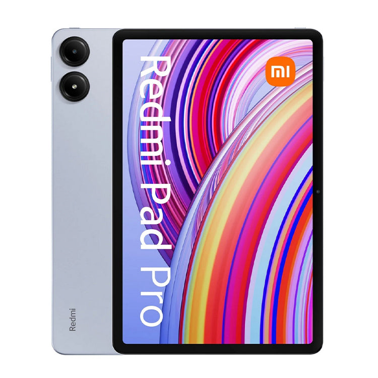 Tablet Xiaomi Redmi Pad Pro 12.1" 8GB/256GB Wi-Fi Azul, ecrã colorido com logótipo Redmi e Mi.