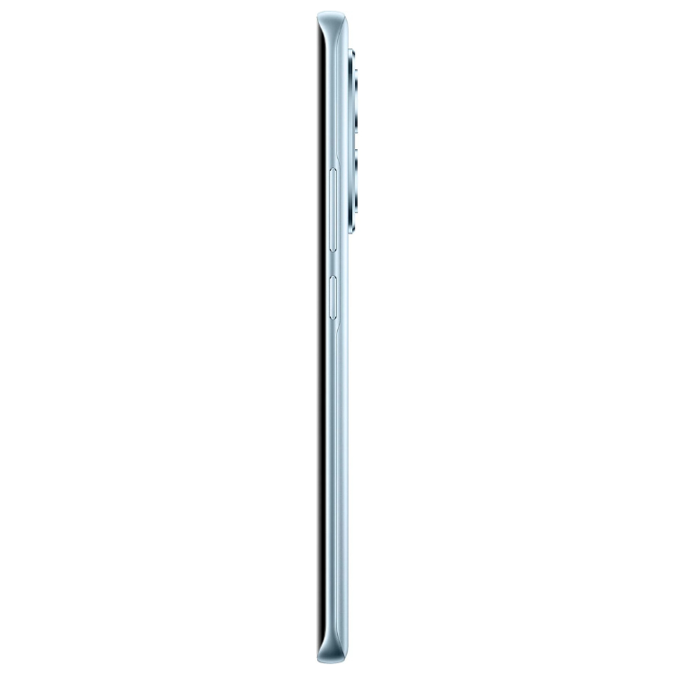 Xiaomi Redmi Note 15, smartphone azul, lado direito com botões de volume e電源.
