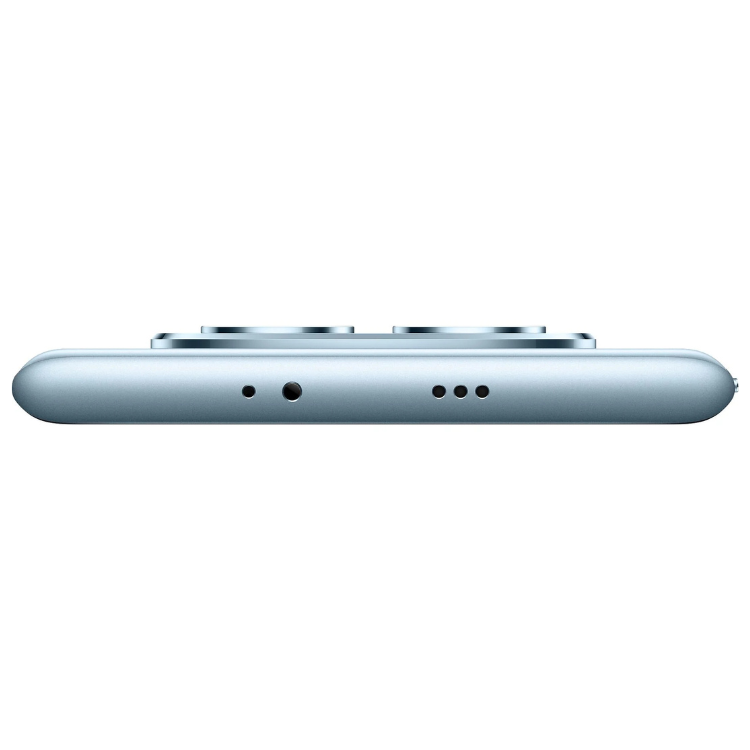 Xiaomi Redmi Note 15, lado azul com furos para microfone e altifalantes.