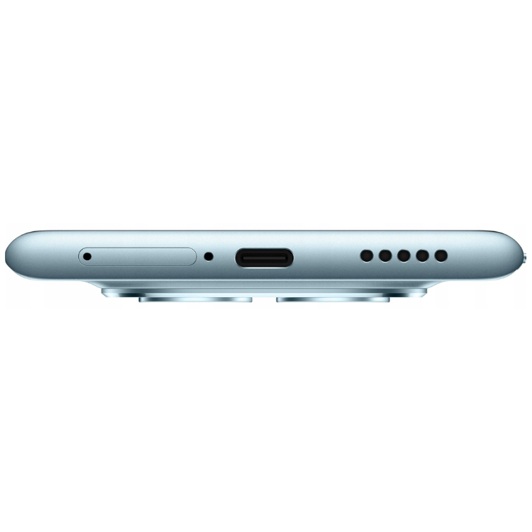 Xiaomi Redmi Note 15 5G, lado azul, com várias aberturas e entrada USB-C.
