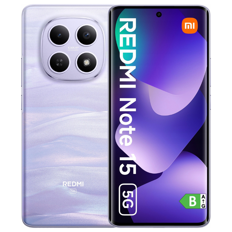 Smartphone Xiaomi Redmi Note 15 5G, 8GB/256GB, Dual Sim, cor Roxo.