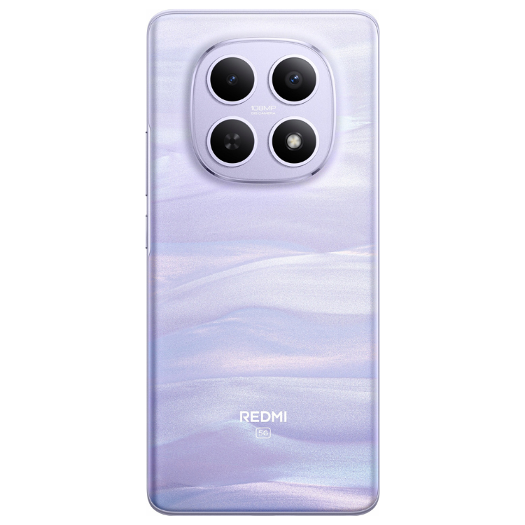 Xiaomi Redmi Note 15 5G, roxo, 8GB/256GB, câmaras quádruplas na parte traseira.