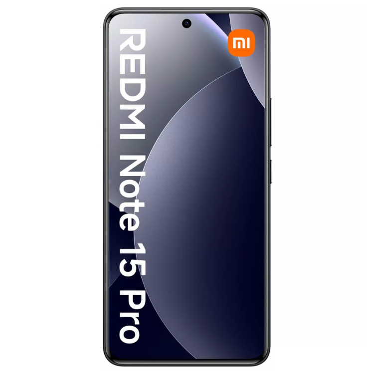 Xiaomi Redmi Note 15 Pro, smartphone Android preto, 6.77 polegadas, 8GB/256GB.