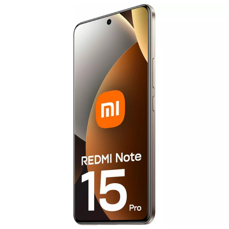 Smartphone Xiaomi Redmi Note 15 Pro 8GB/256GB Dual Sim na cor Titânio.