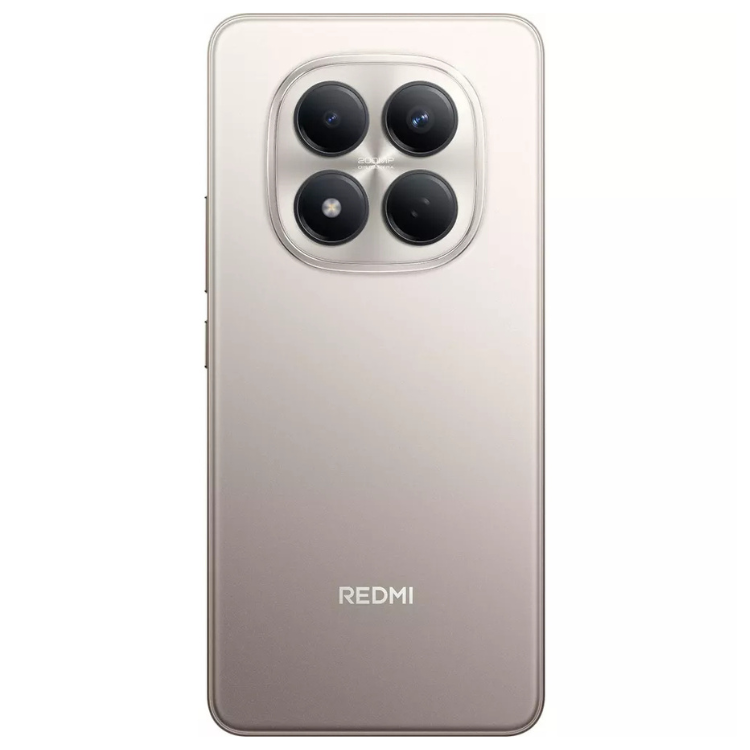 Smartphone Xiaomi Redmi Note 15 Pro cor Titânio com quatro câmeras traseiras.