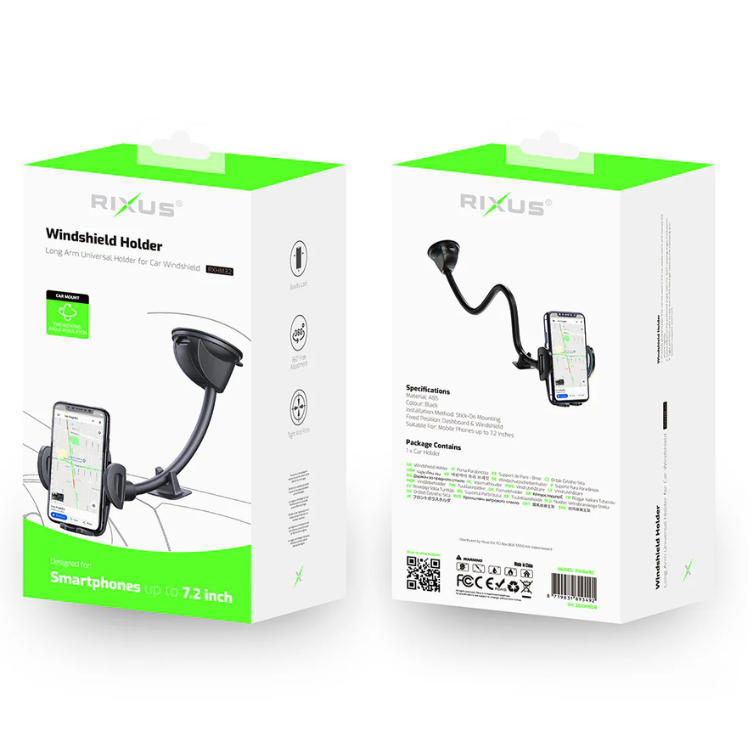 Ventosa para Smartphone Rixus Preto