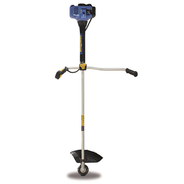 Goodyear GY52BCA roçadora, blue and black, two handles.