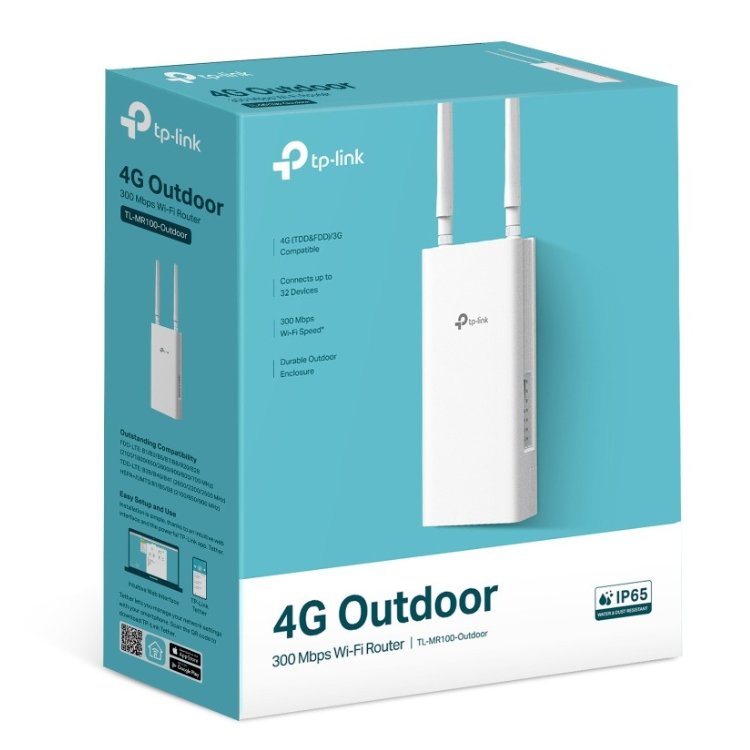Router Externo TP-Link 4G LTE Wireless 300Mbps