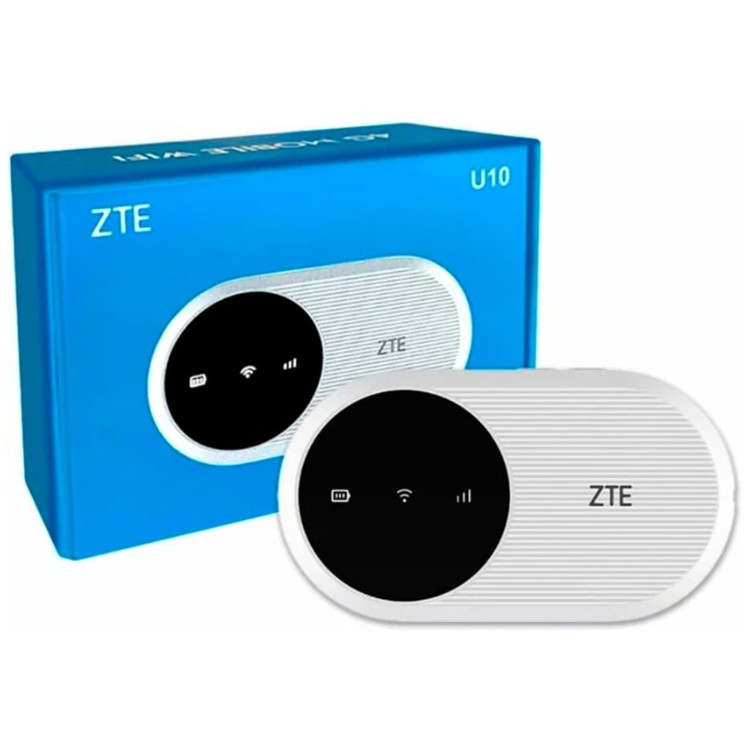 Hotspot Móvel ZTE U10 Wi-Fi 6 4G LTE Branco
