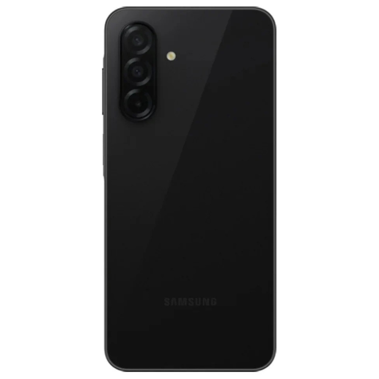 Samsung Galaxy A26 5G preto, 8GB/256GB, câmara tripla, logotipo na parte inferior.