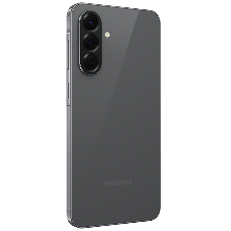 Samsung Galaxy A56 5G, preto, 8GB/128GB, câmaras triplas na parte de trás.