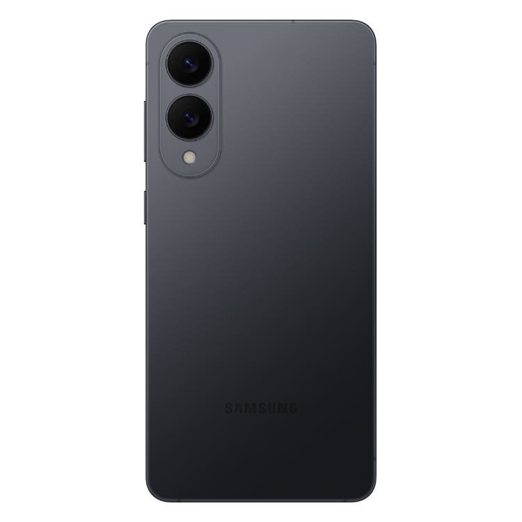 Samsung Galaxy S25 Edge preto com duas câmaras traseiras