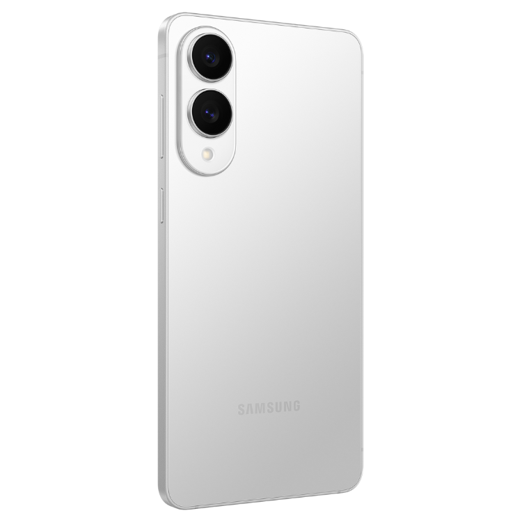 Samsung Galaxy S25 Edge 5G prata com duas câmaras traseiras