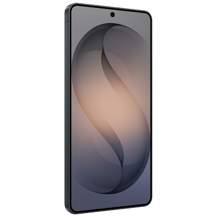 Samsung Galaxy S26 Ultra, smartphone preto com ecrã ligado.
