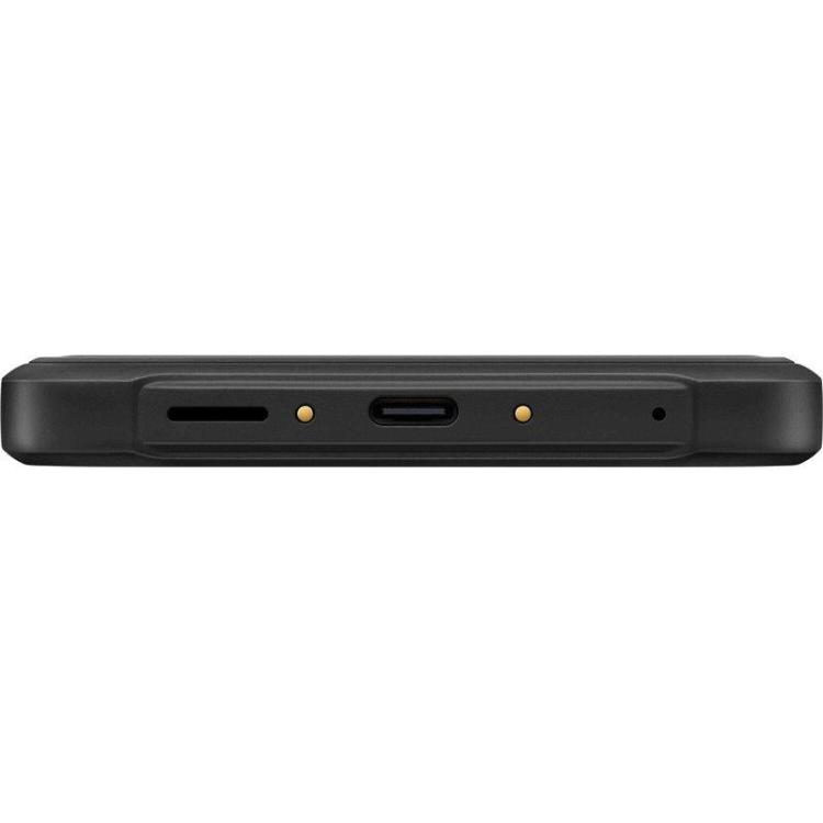 Samsung Xcover 7 G556 5G, lado preto com entradas.